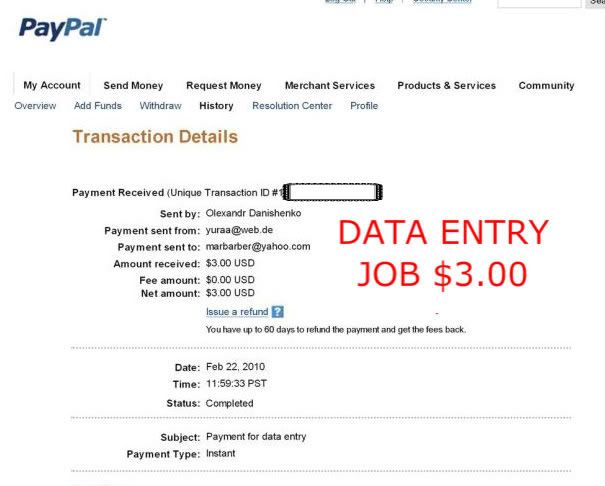 Download this Data Entry Job Payment... picture