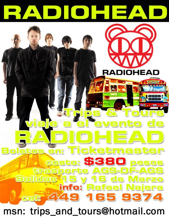 radiohead flyers