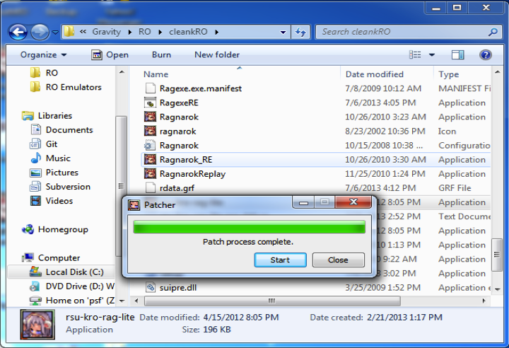 Ragnarok Patch Up.Exe