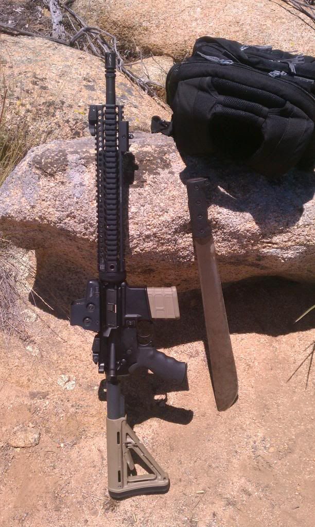 WTS/WTT LaRue 13.2" rail with Troy low profile gas block 300 shipped