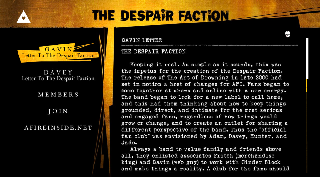 afi despair faction