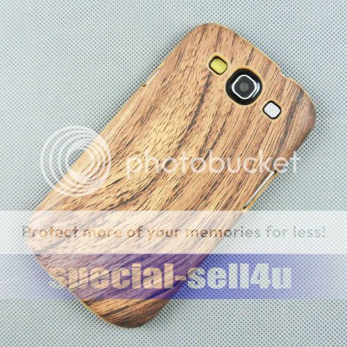 Neu Holz Muster Hülle Hard Case Schutz FÜR Samsung Galaxy S3 S III