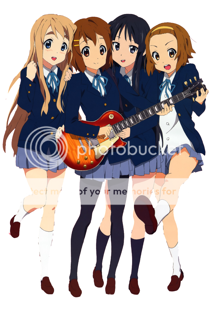 Anime Band Girl Transparent - anime girl